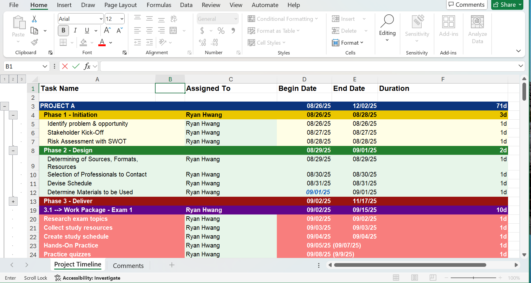 Timeline Dynamic View Photo One