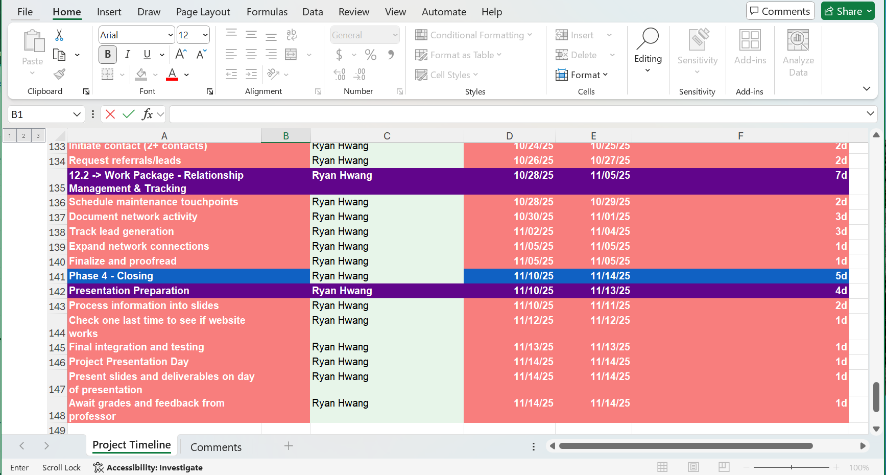 Timeline Dynamic View Last Photo